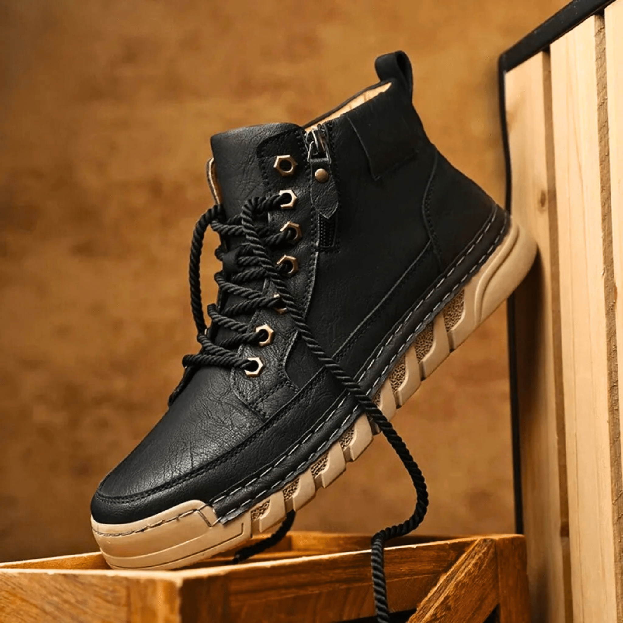 LIAM™ | LEATHER BOOTS