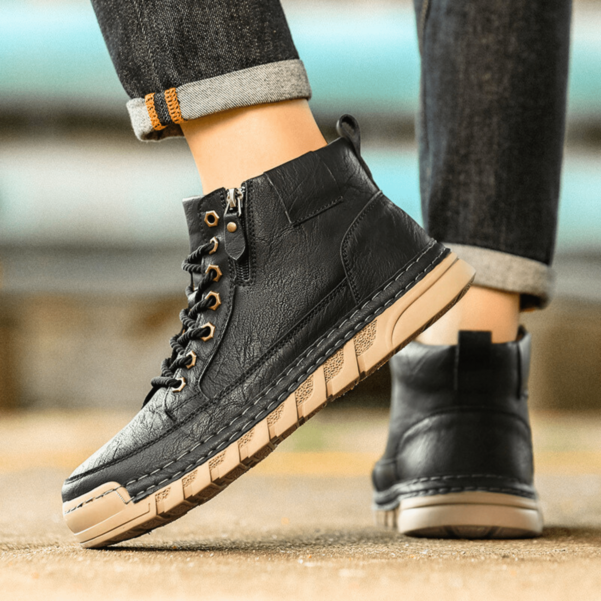LIAM™ | LEATHER BOOTS
