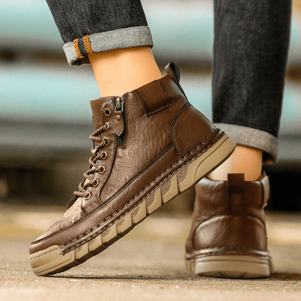 LIAM™ | LEATHER BOOTS