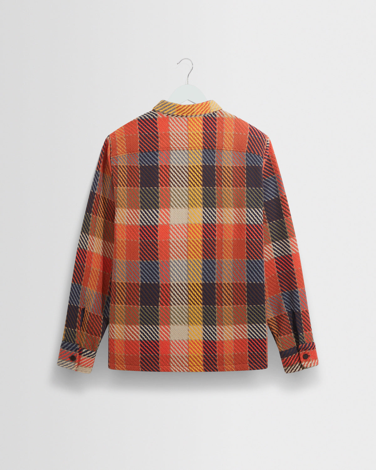 LIAM™ | Whiting - Orange Pike Check Overshirt
